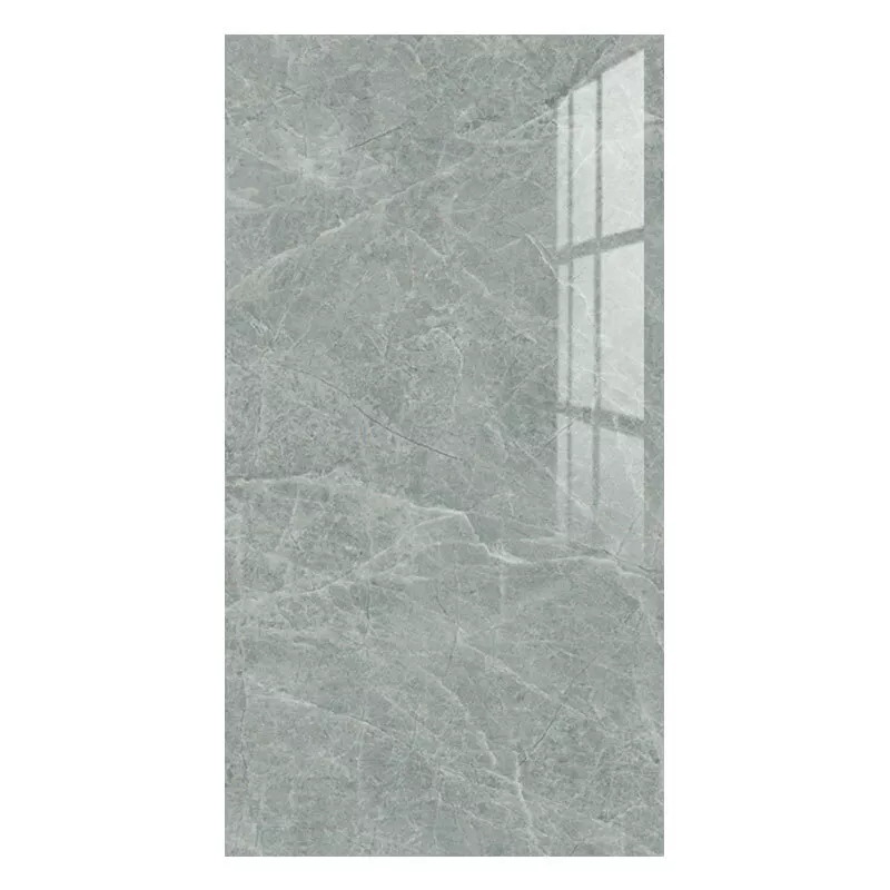 Light grey marble stickers behind a kitchen kettle station