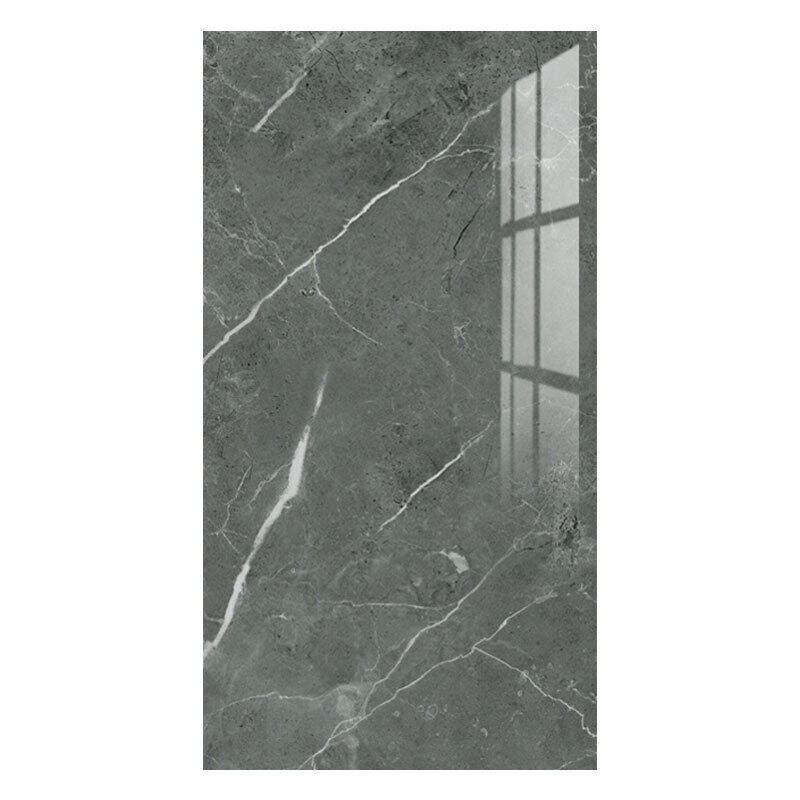 Marble tile stickers 10 pack on a kitchen splashback