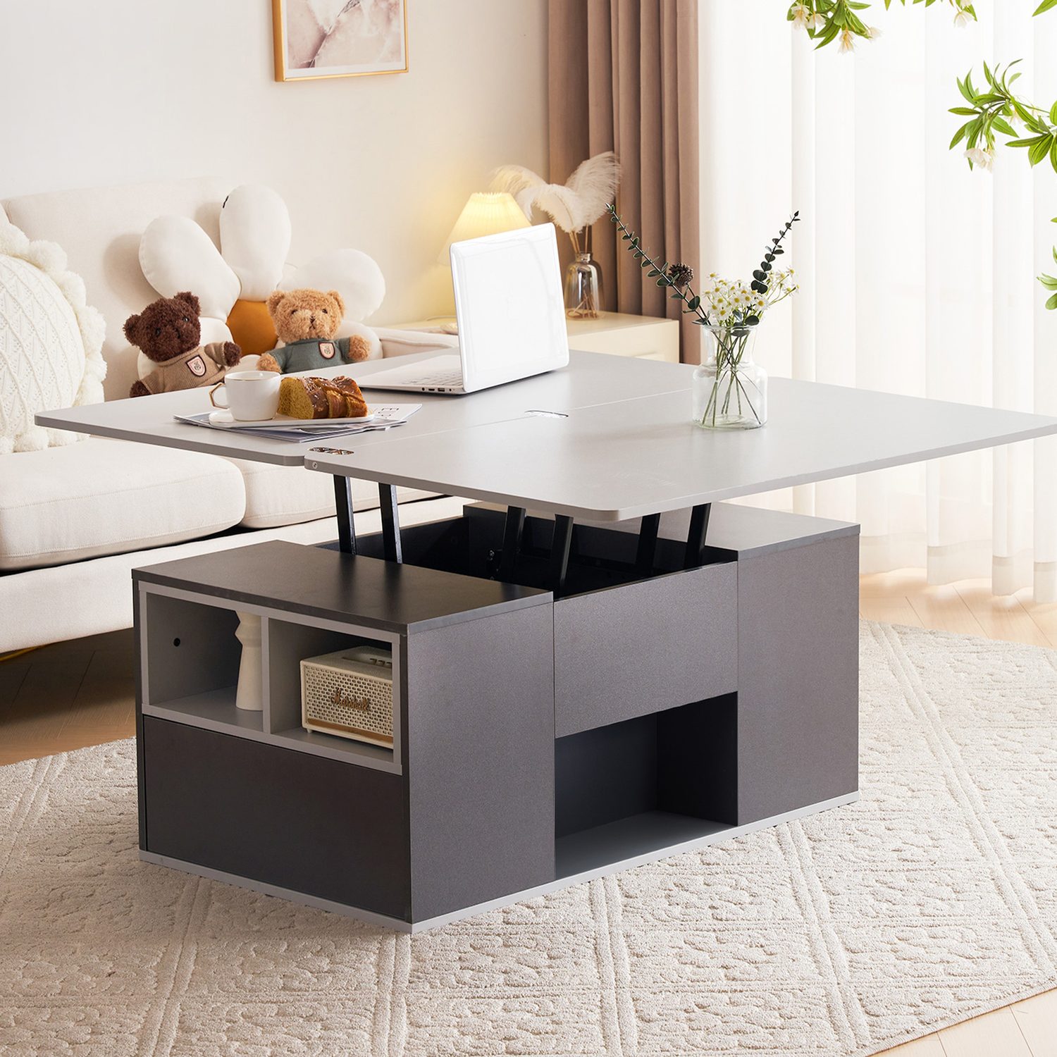 Lift-Up Coffee Table