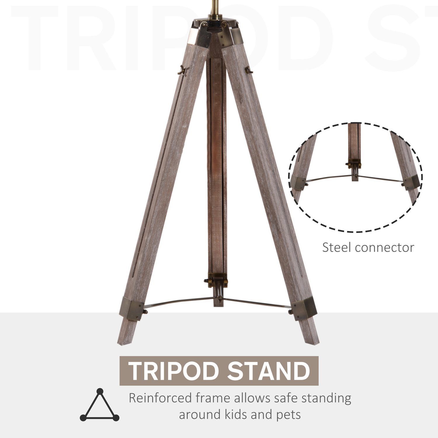 Industrial Tripod Floor Lamp