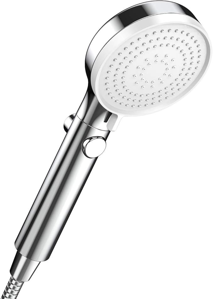 5-mode high pressure chrome shower head