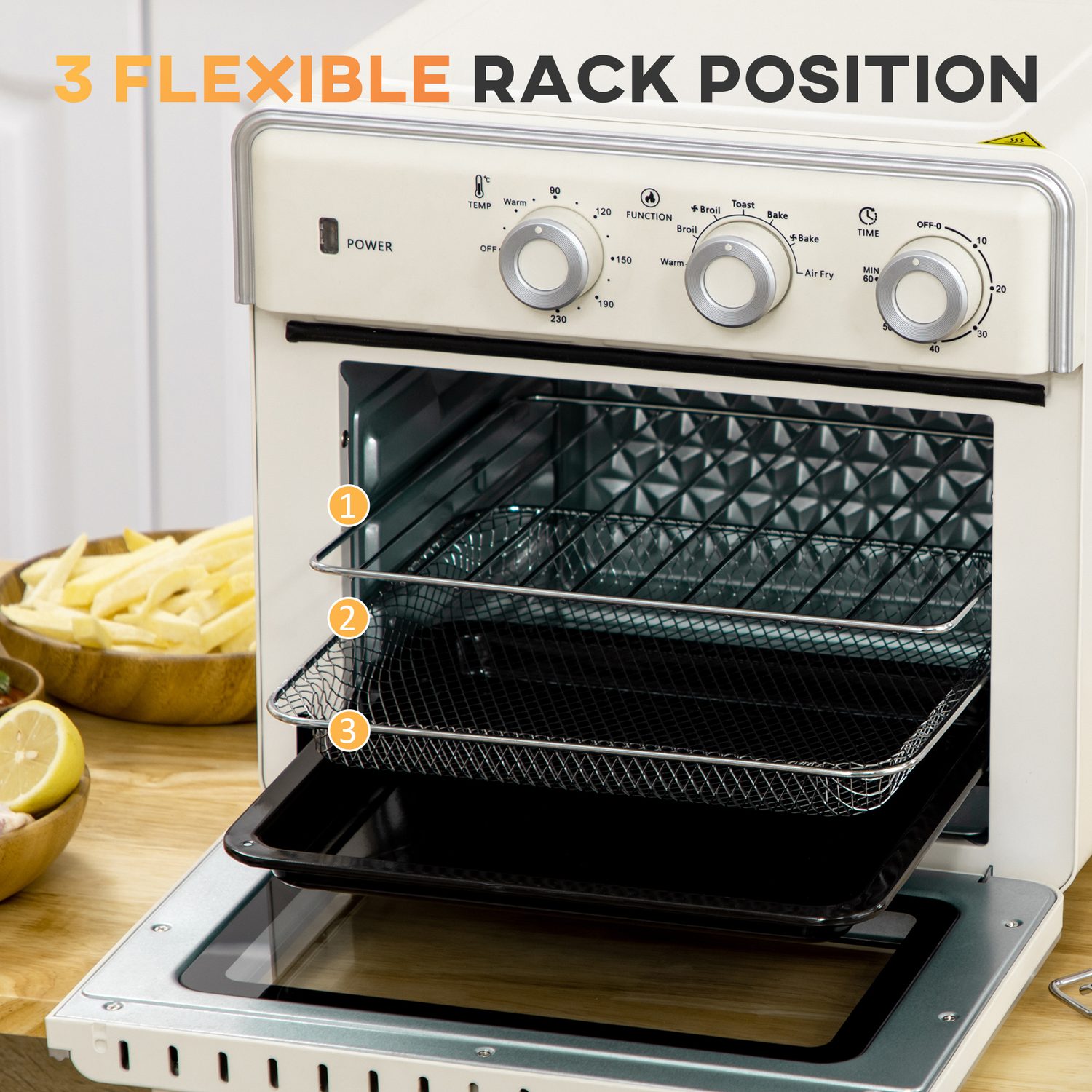 20L Cream 7-in-1 Mini Oven