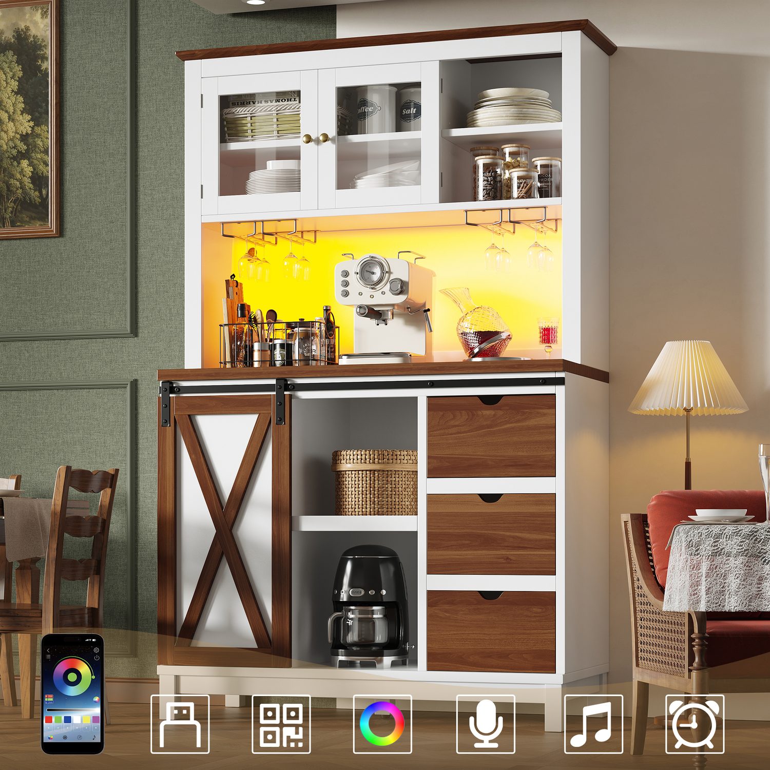 Smart LED Storage Cabinet