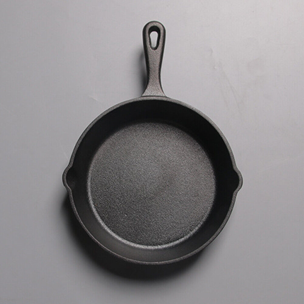 Cast Iron Frying Pan Set of 3 — Pre-Seasoned, Ready to Use