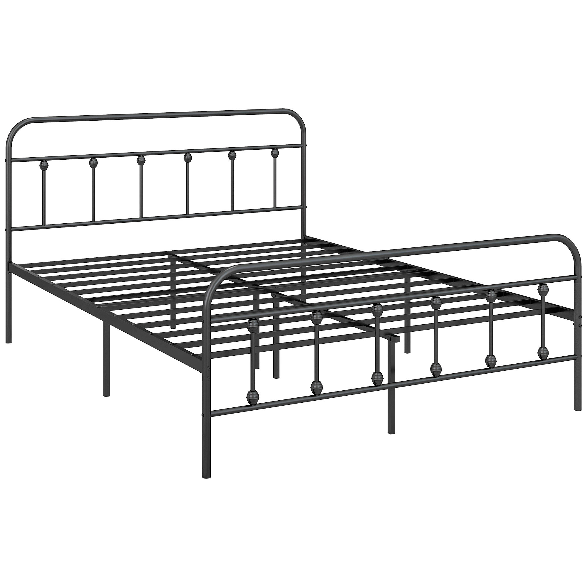 Minimalist Double Metal Bed
