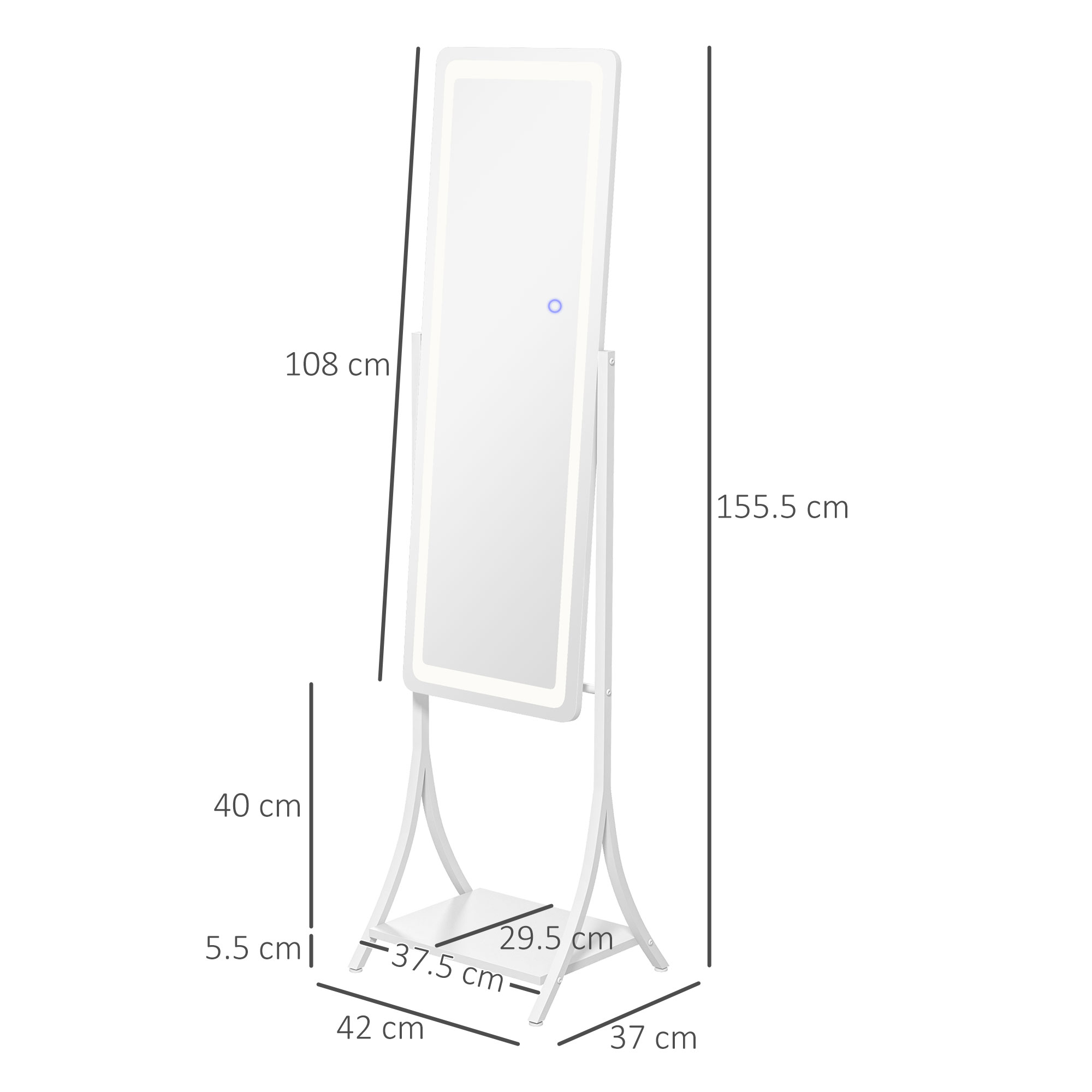 LED Full Length Dressing Mirror