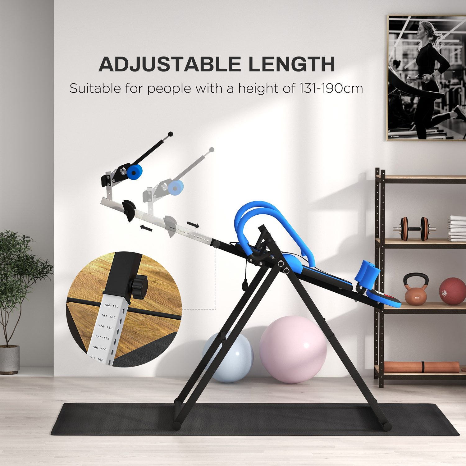Foldable Gravity Inversion Table