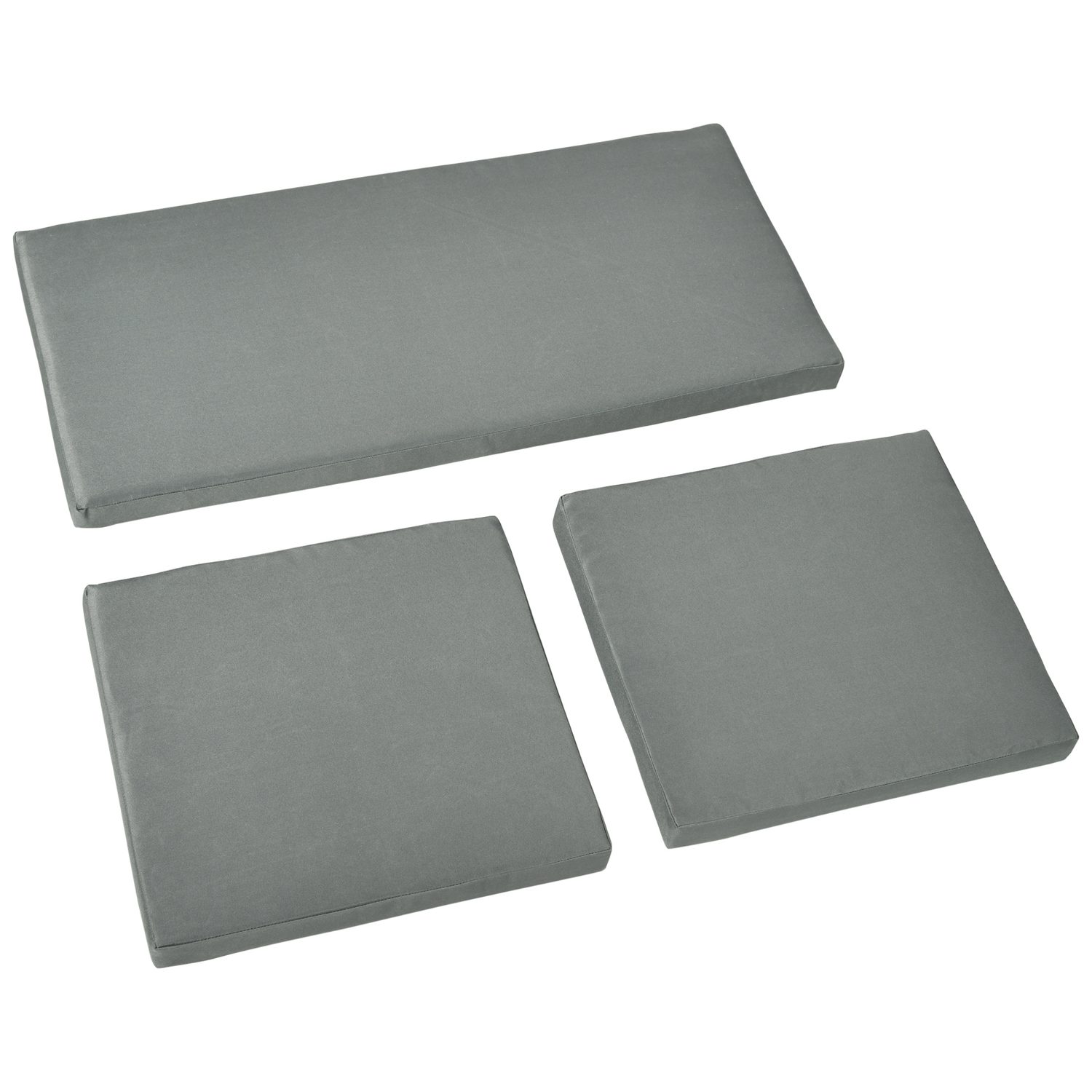 Dark Grey Outdoor Cushions for Rattan Furniture