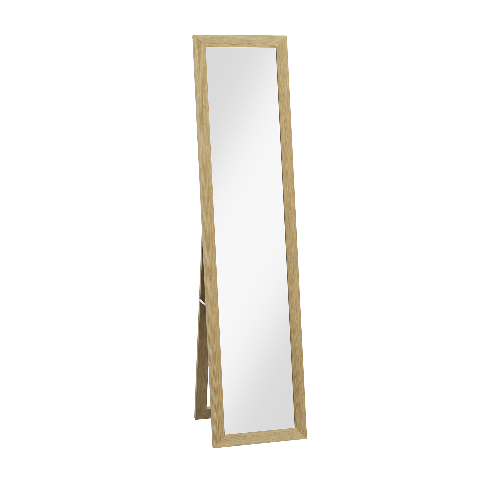 Natural Full Length Mirror for Bedroom and Hallway