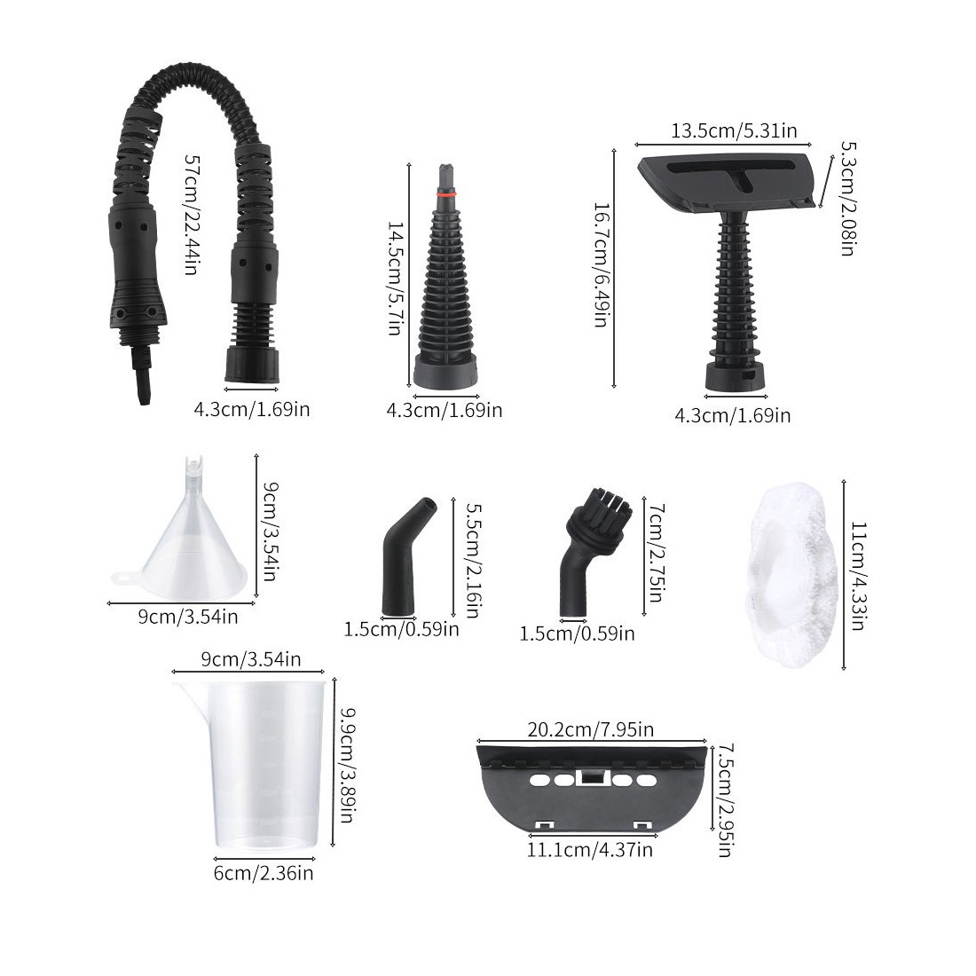 Handheld Steam Cleaner with 12-Piece Accessory Kit