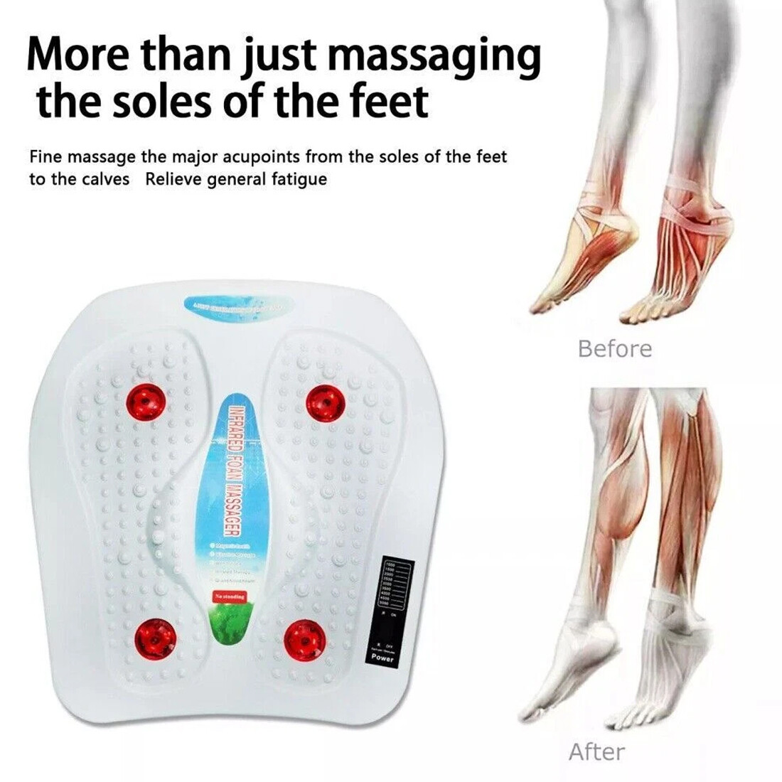 9-Mode Heated Vibration Massager for Feet and Legs