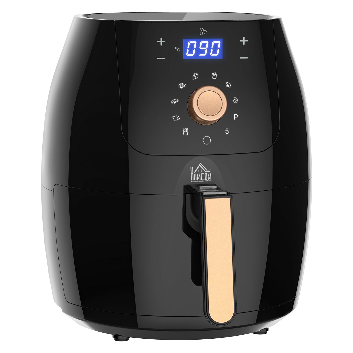 5.5L digital air fryer with 8 preset programmes