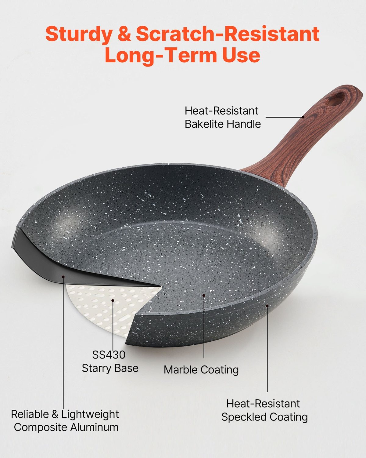 Heavyweight Nonstick Pan for Everyday Stovetop Cooking