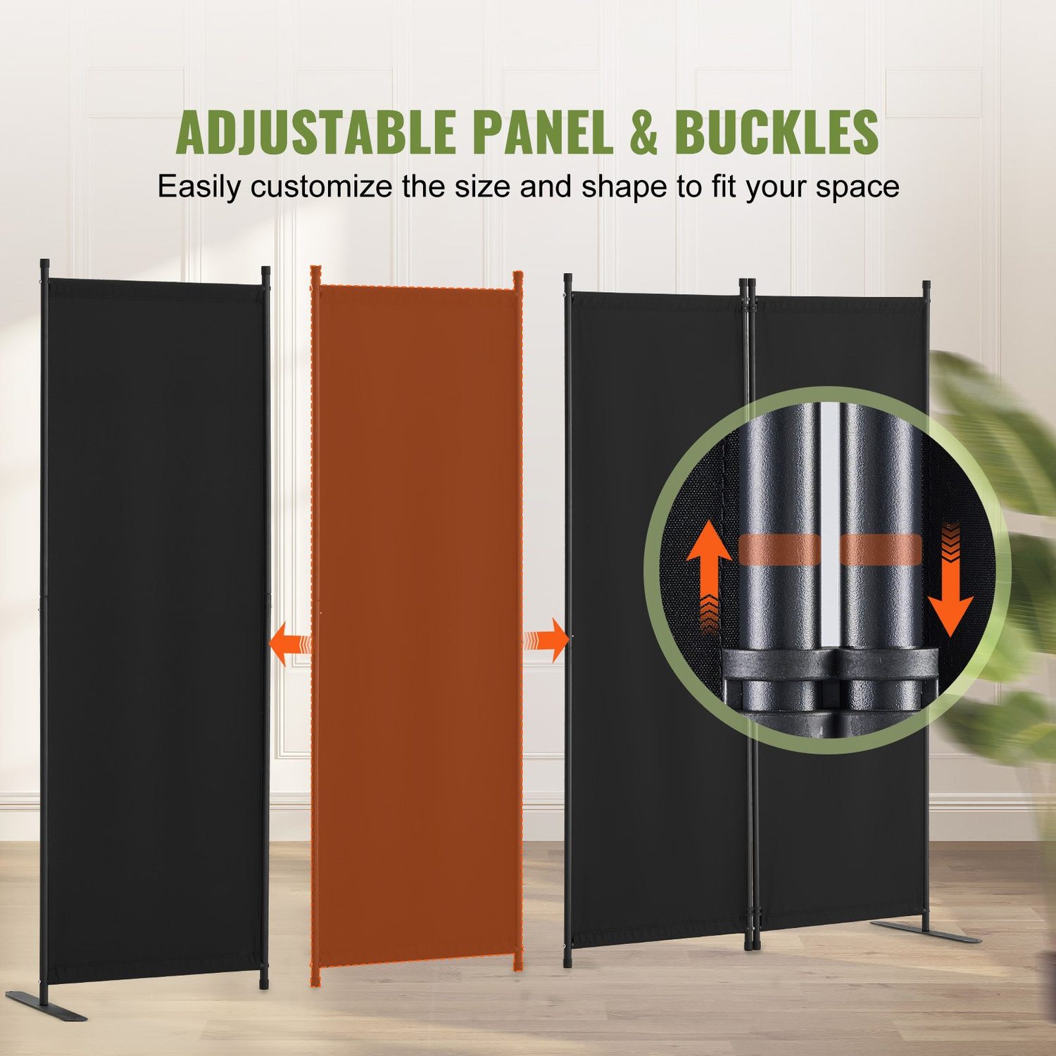 Sturdy 4-Panel Folding Privacy Screen