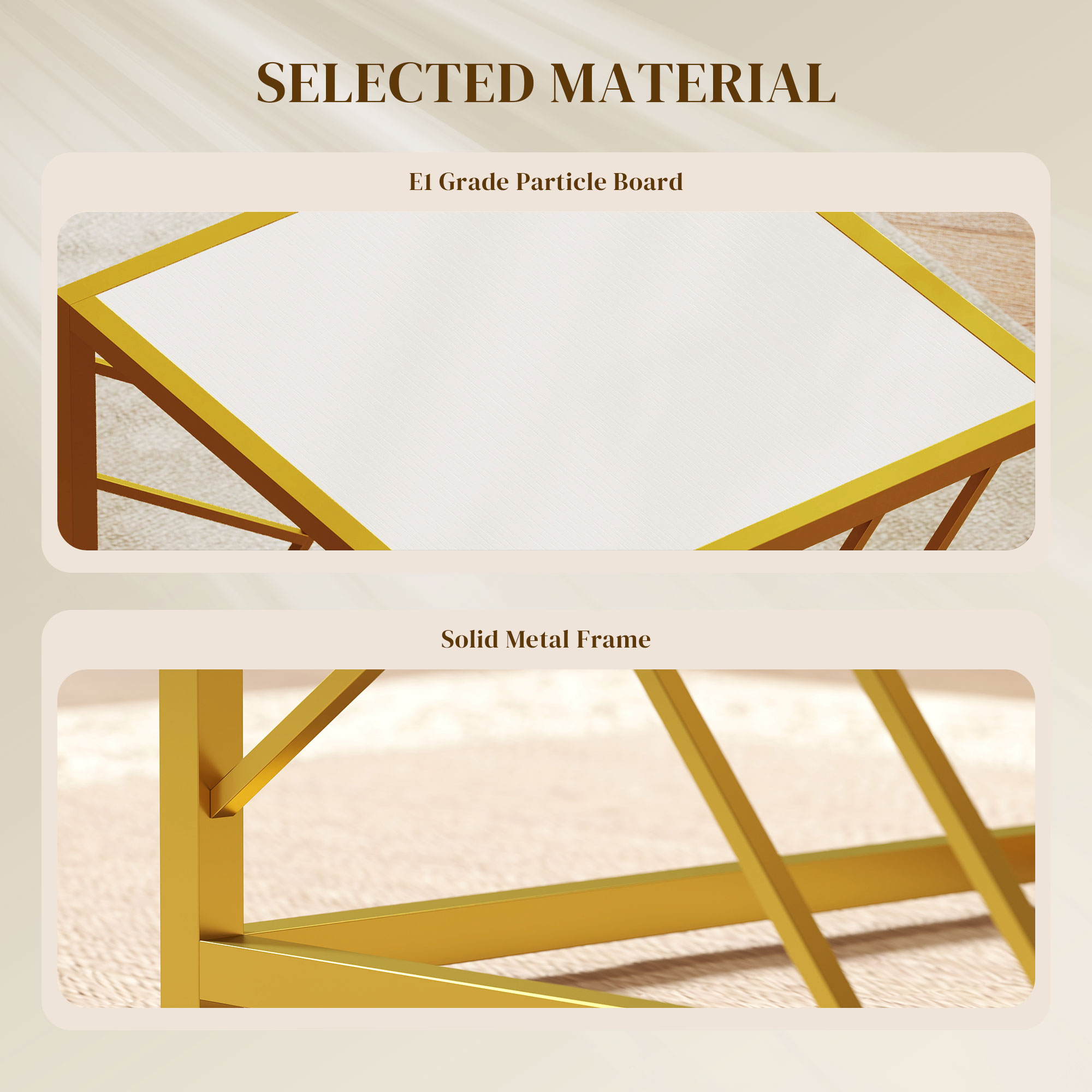 3 White Nesting Coffee Tables