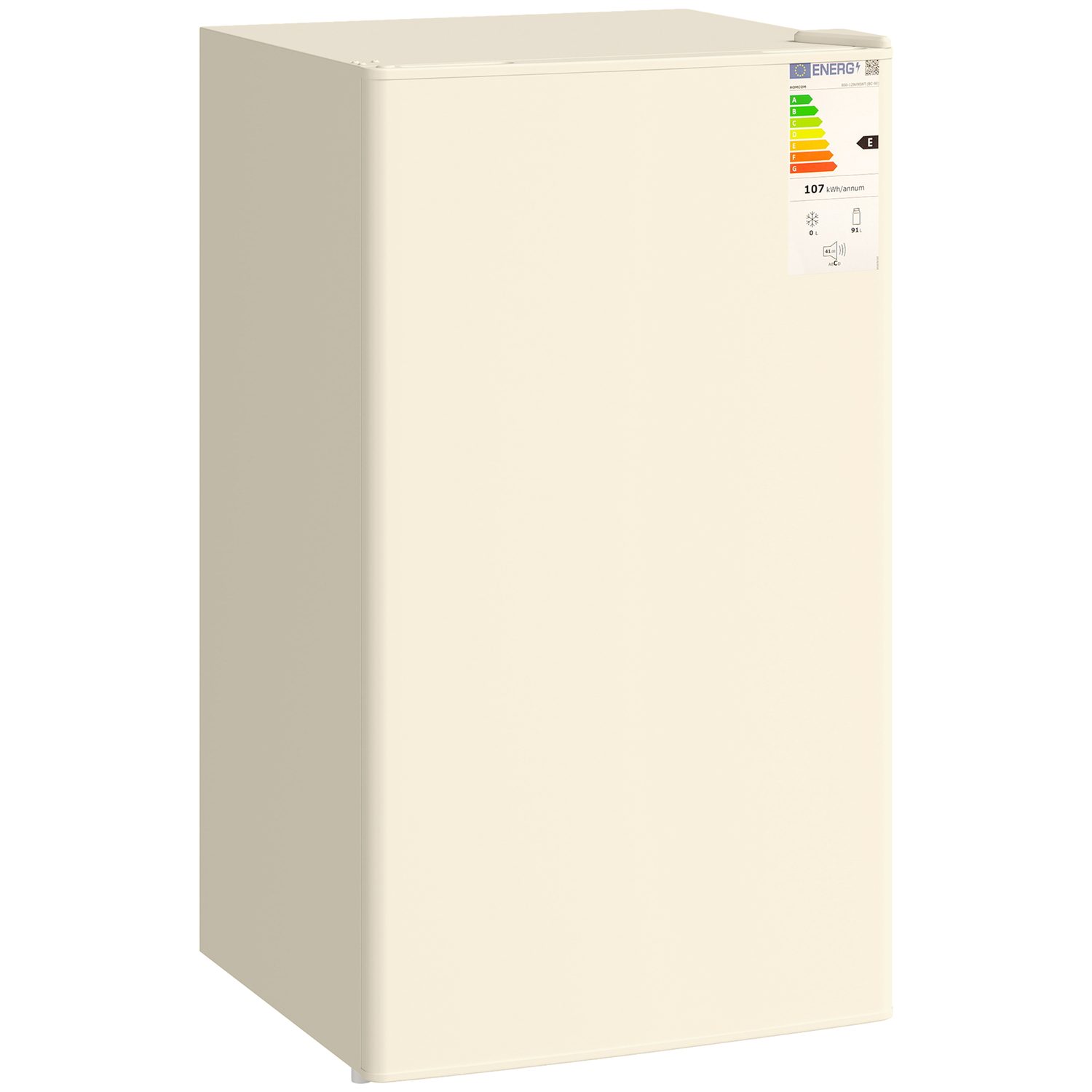 91-Litre Under-Counter Fridge with Chiller Box — Beige