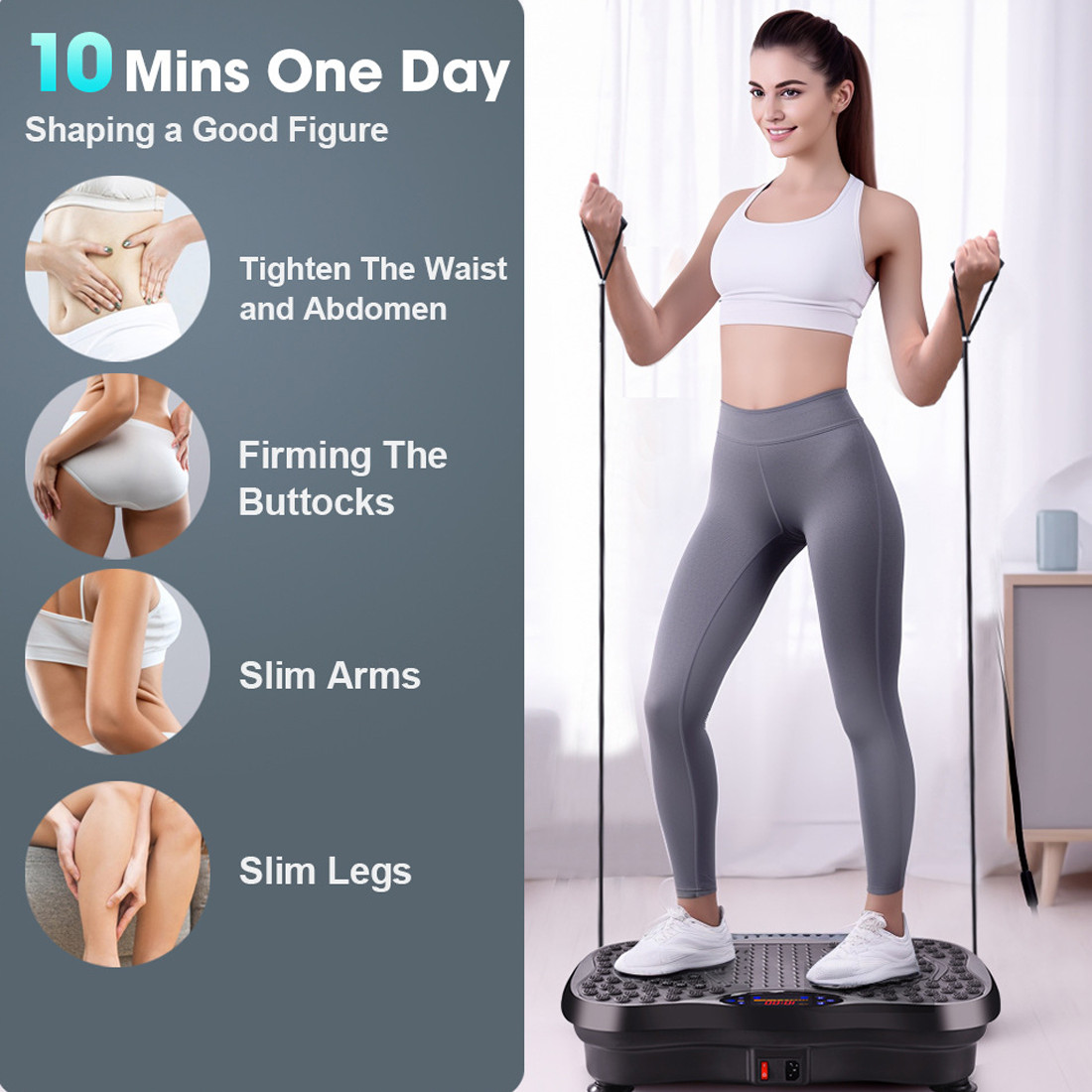 Vibration Plate Exercise Machine for Home Workouts