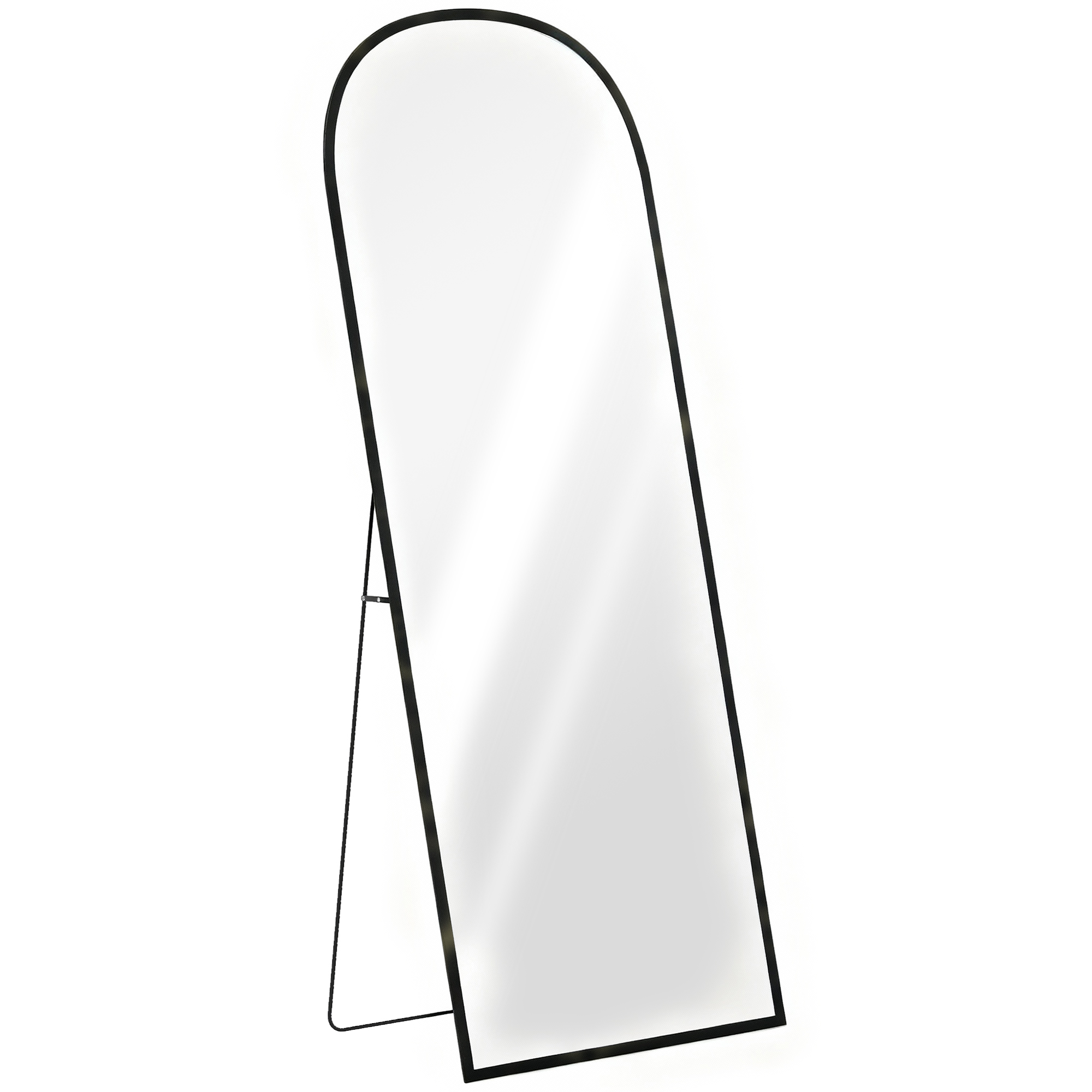165cm Black Standing Mirror