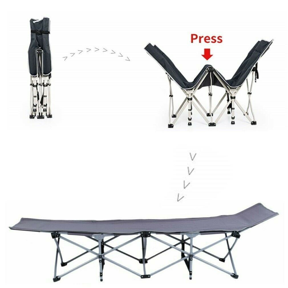 Folding Camp Bed for Camping, Garden & Guests
