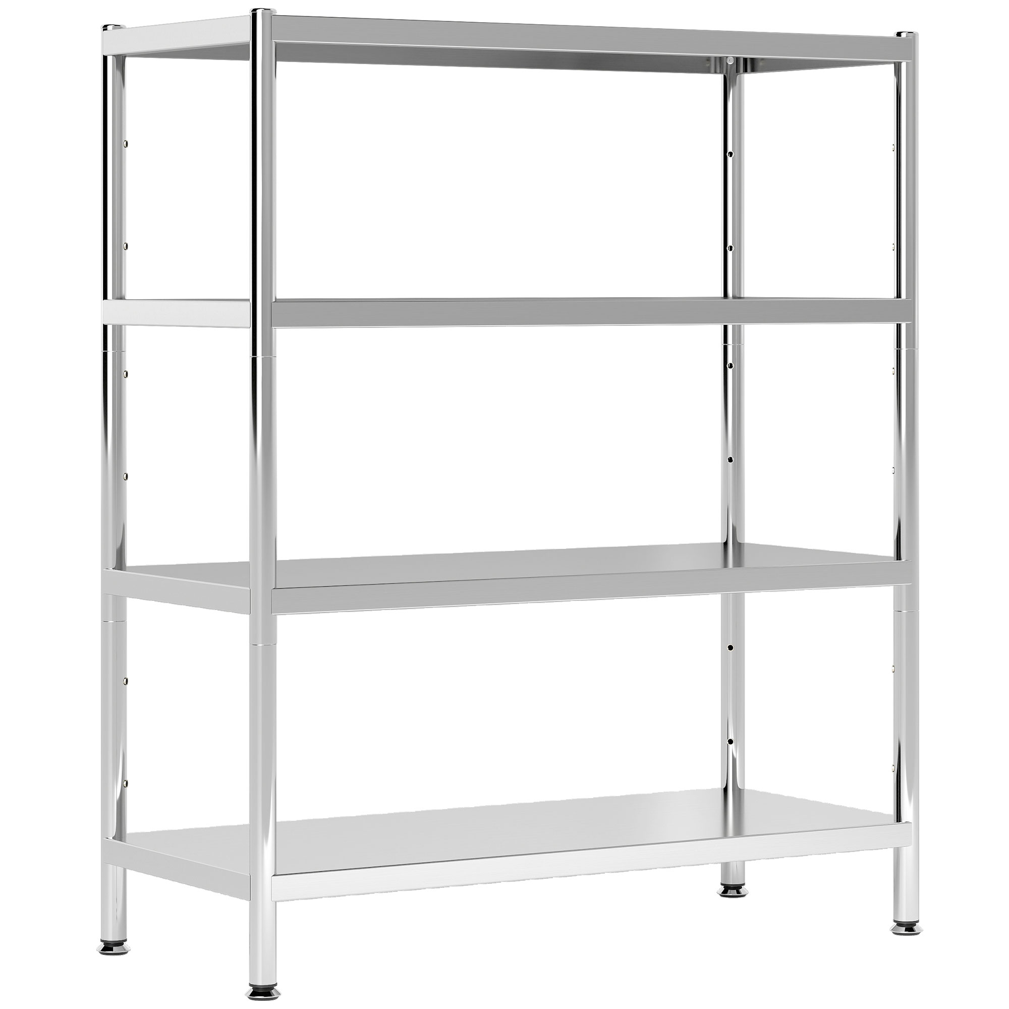 4-Tier Stainless Steel Rack