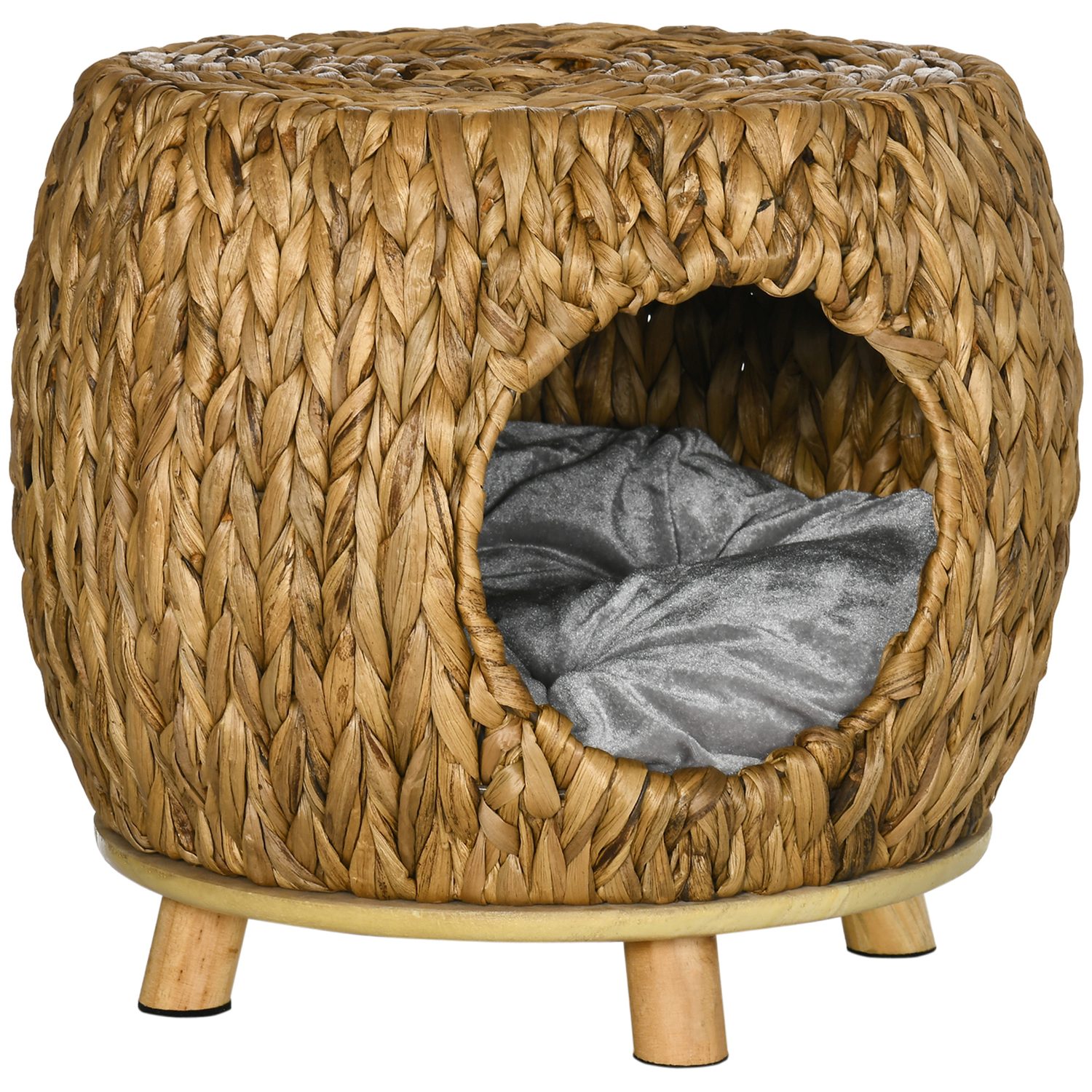 Cat house that looks like home décor rather than pet furniture