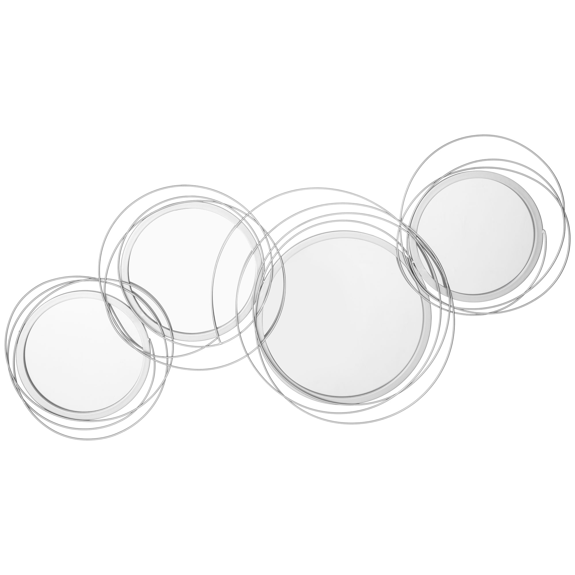 107cm Silver Wall Mirror
