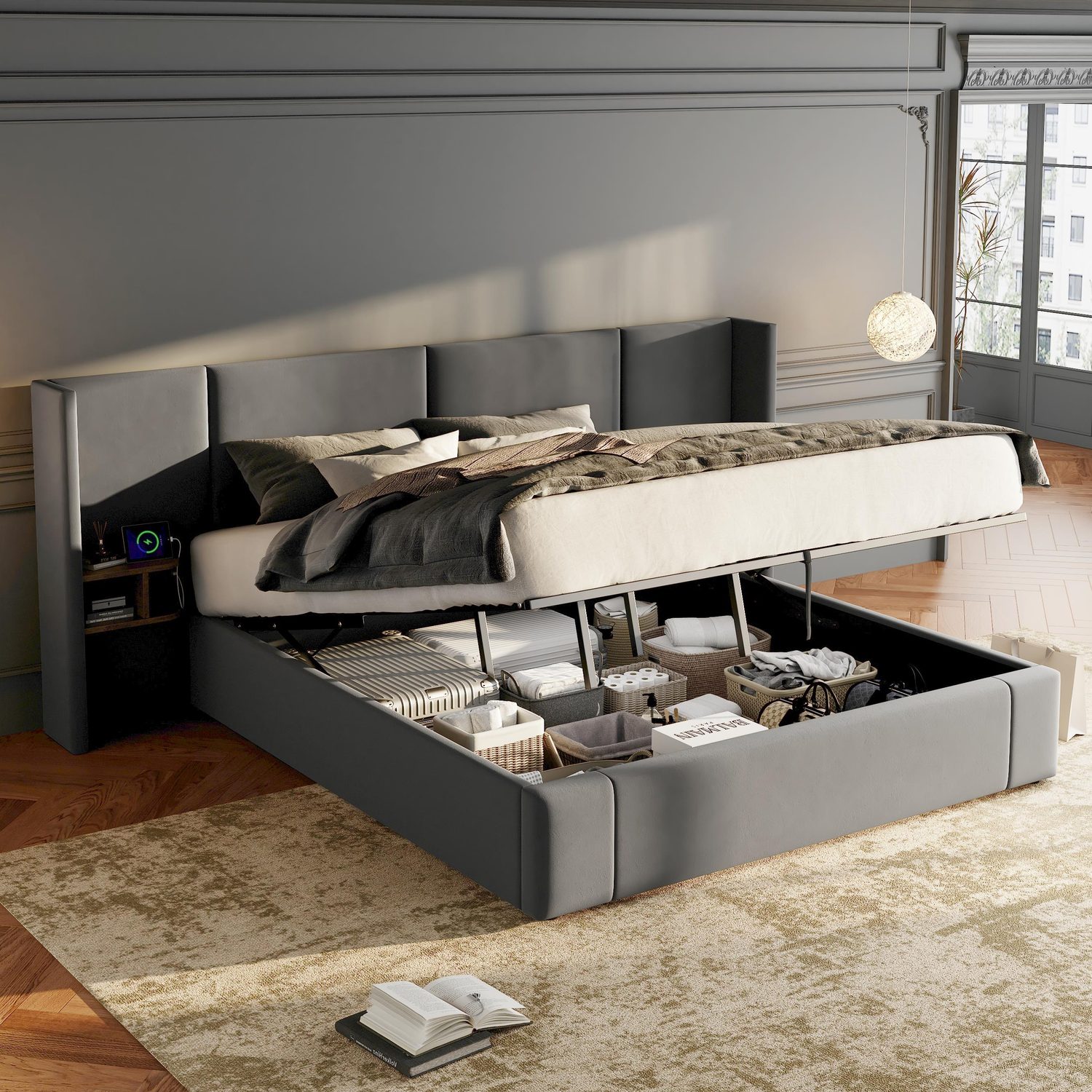 The Ultimate Super King Bed with Storage, Power & Style