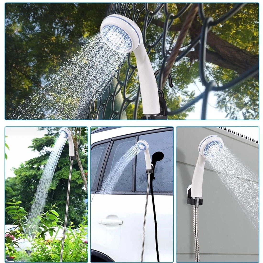 Portable Camping Shower Pump for Pets, Cars and Trips