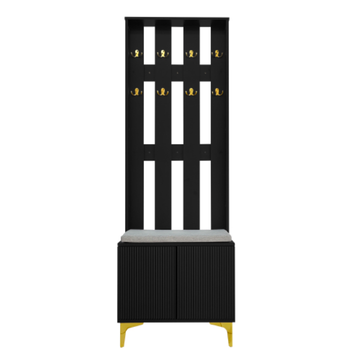 Modern Wardrobe & Shoe Bench Set