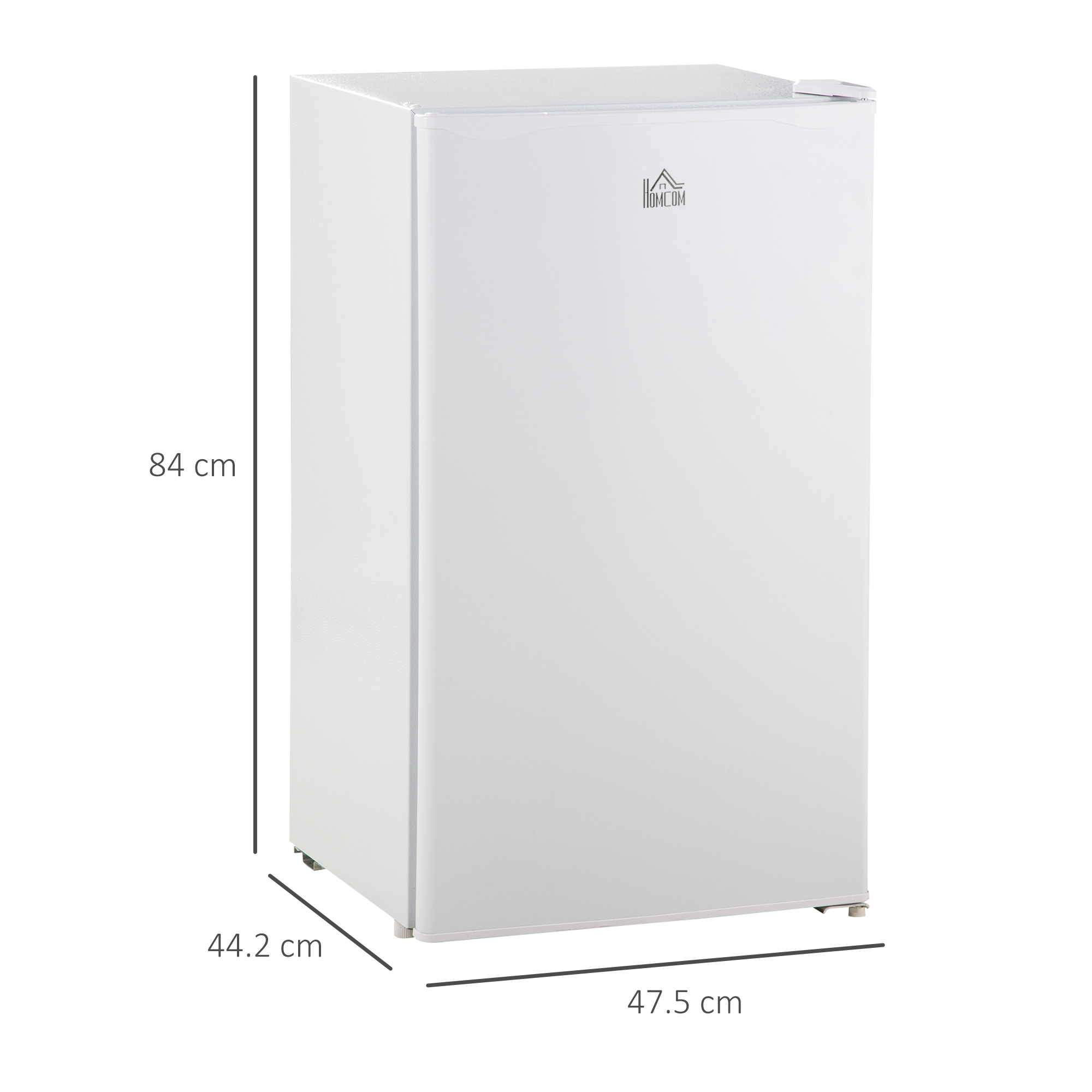 White Under Counter Fridge for Small Kitchens