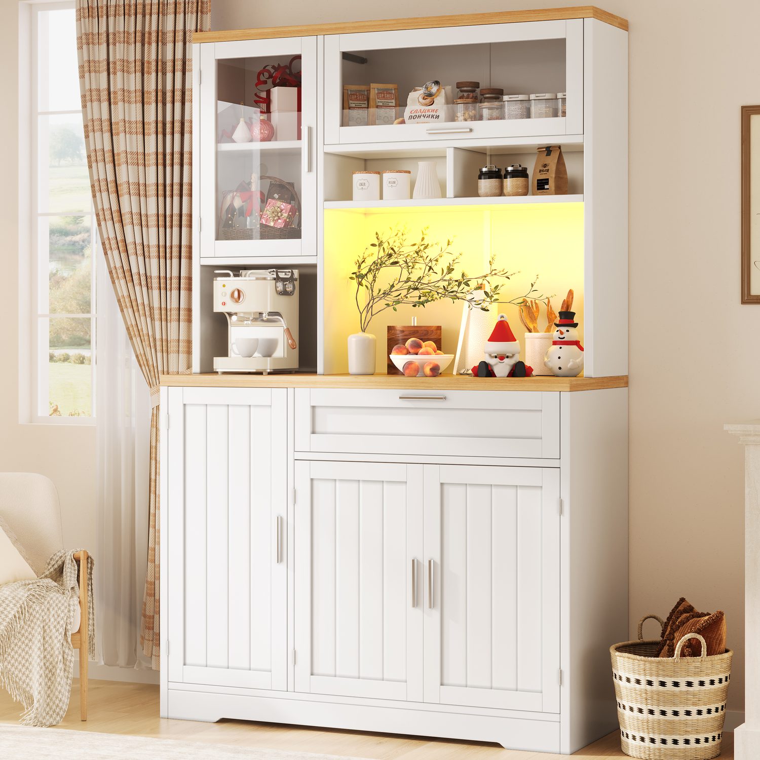 LED-Lit Display Cabinet