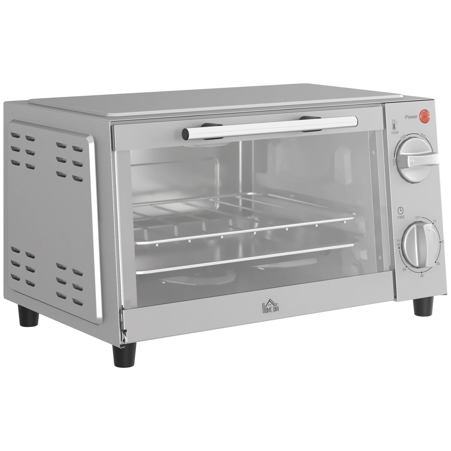 Compact 9-Litre Countertop Oven with 60-Minute Timer