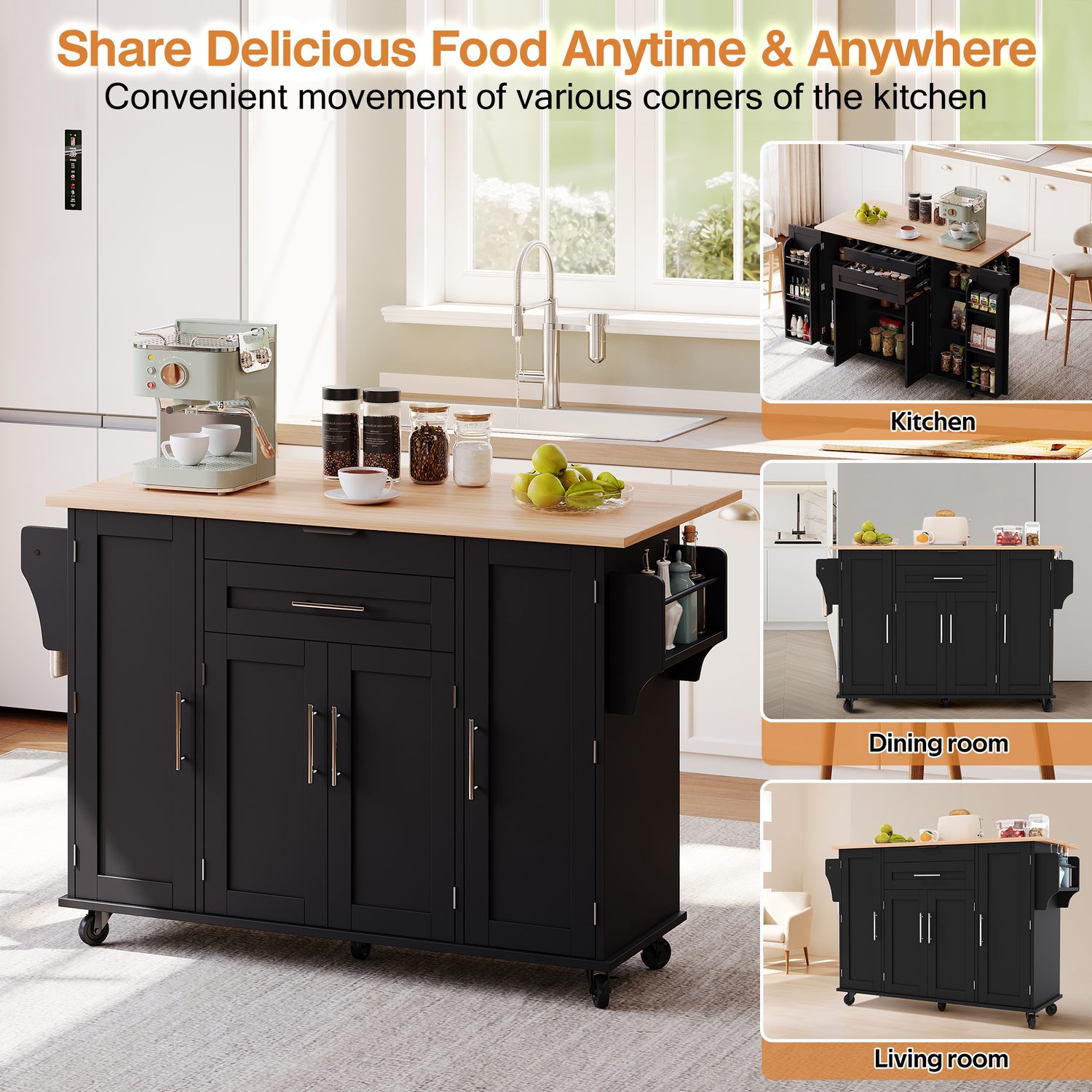 Rolling Kitchen Island